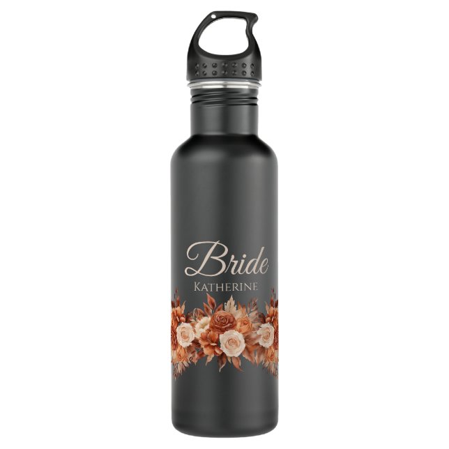Watercolor Autumn Elegance-Bride- 710 Ml Water Bottle (Front)