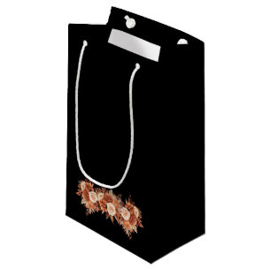 Watercolor Autumn Elegance-Wedding- Small Gift Bag