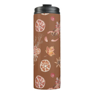 Watercolor Autumn Fall Thanksgiving Thermal Tumbler