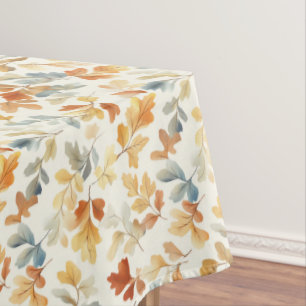 Watercolor Autumn Leaves – Cosy Fall Nature Tablecloth