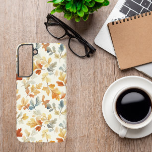 Watercolor Autumn Leaves – Cozy Fall Nature Samsung Galaxy Case