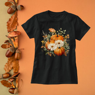 Watercolor Autumn Pumpkin T-Shirt