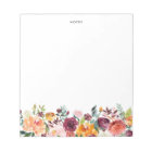 Watercolor Autums Blooms Fall Custom