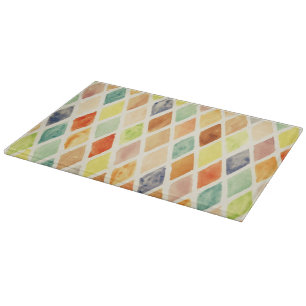 Watercolor background cutting board