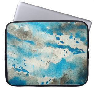 Watercolor background design laptop sleeve
