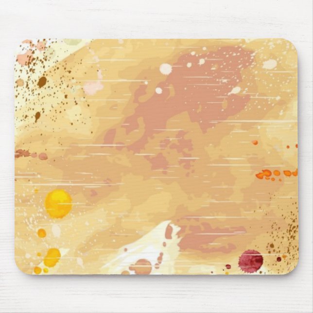 watercolor background mouse pad (Front)