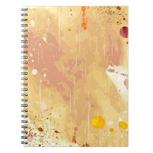 watercolor background notebook