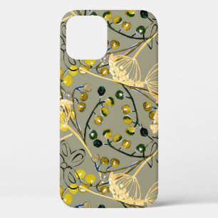 Watercolor background, seamless pattern iPhone 12 case