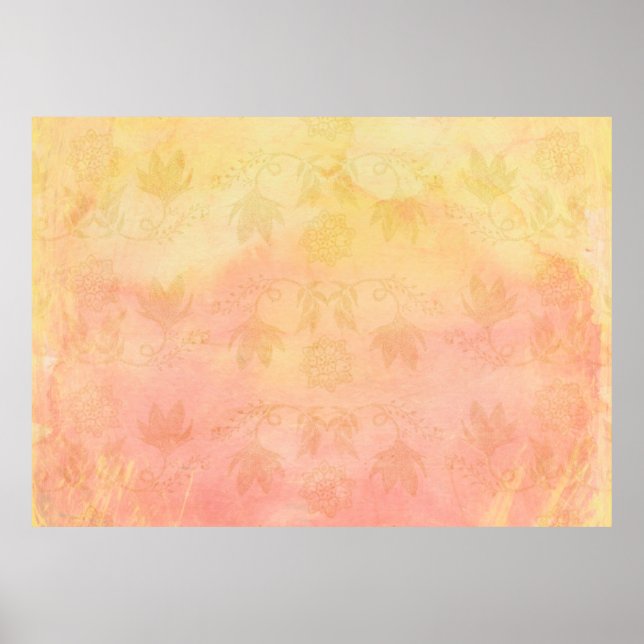 Watercolor background wallpaper poster (Front)