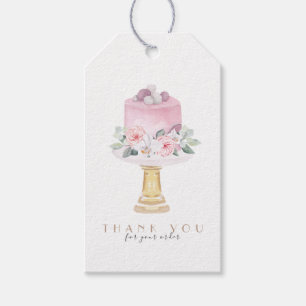Watercolor   Bakery   Caterer   Cake Gift Tags