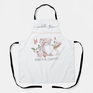 Watercolor Bakery stand mixer  Apron