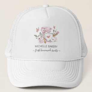 Watercolor Bakery stand mixer  Trucker Hat