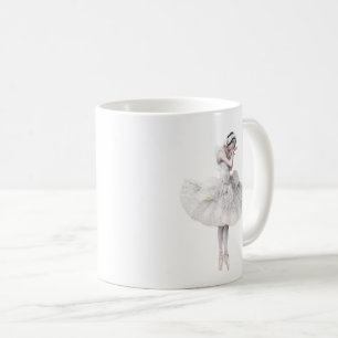 Watercolor Ballerina Coffee Mug
