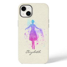 Watercolor Ballet Dancer on Pointe - Your Name on 