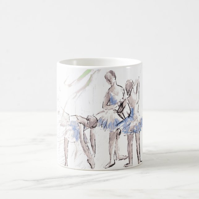 Watercolor Ballet Dancing Ballerina Coffee Mug