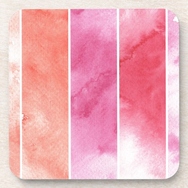 watercolor banners background for your design coaster (Front)