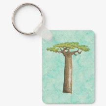 Watercolor Baobab Tree 