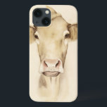 Watercolor Barn Animals | Cow iPhone 13 Case<br><div class="desc">Watercolor Barn Animals | Cow  Artist: Grace Popp</div>