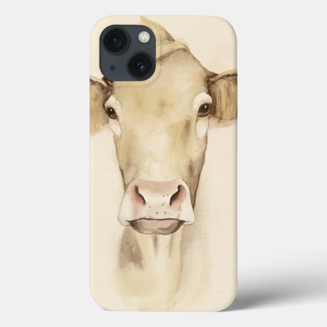 Watercolor Barn Animals | Cow Case-Mate iPhone Case (Back)
