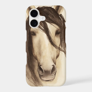 Watercolor Barn Animals Horse