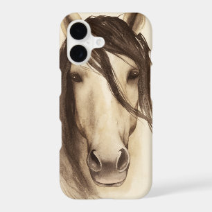 Watercolor Barn Animals   Horse