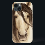 Watercolor Barn Animals | Horse iPhone 13 Case<br><div class="desc">Watercolor Barn Animals | Horse Artist: Grace Popp</div>