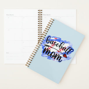 Watercolor Baseball Ball Baseball Mum Planner