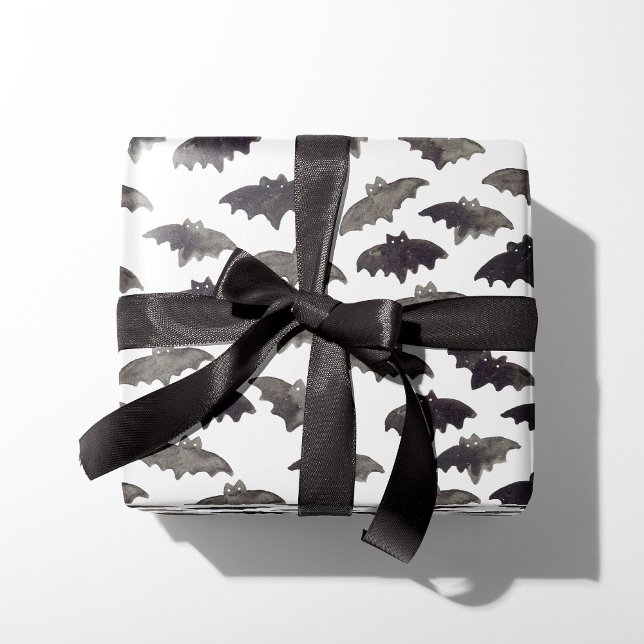 Watercolor Bats Wrapping Paper (Creator Uploaded)