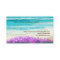 Watercolor Beach Blue Ocean Business Card