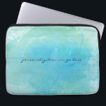 Watercolor Beach Ocean Sea Water Laptop Case Bag<br><div class="desc">Watercolor Beach Ocean Sea Water Laptop Case Bag. Customise it or leave it blank.</div>
