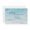Watercolor Beach Ocean Wedding RSVP Card