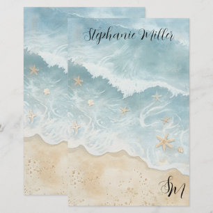 Watercolor Beach Stationery