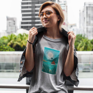 Watercolor Beach T-Shirt