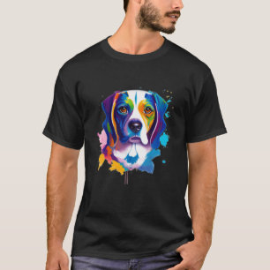 Watercolor Beagle Dog For Men Women Kids 1 T-Shirt