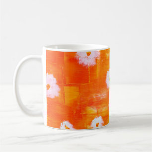 Watercolor beautiful flowers coffee mug