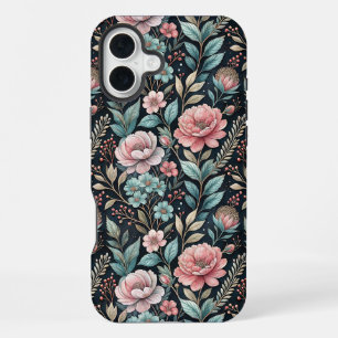 Watercolor Beautiful Wildflowers iPhone 16 Plus Case