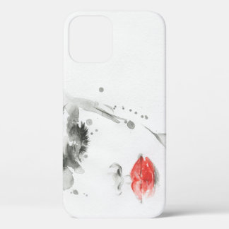 Watercolor Beauty: Female Portrait Illustration iPhone 12 Case