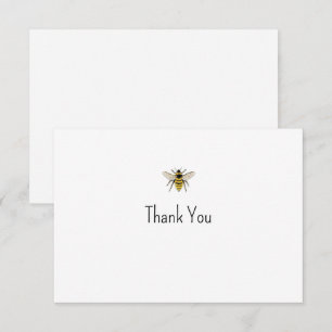 Watercolor Bee Note Card