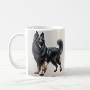 Watercolor Belgian Shepherd Dog Coffee Mug