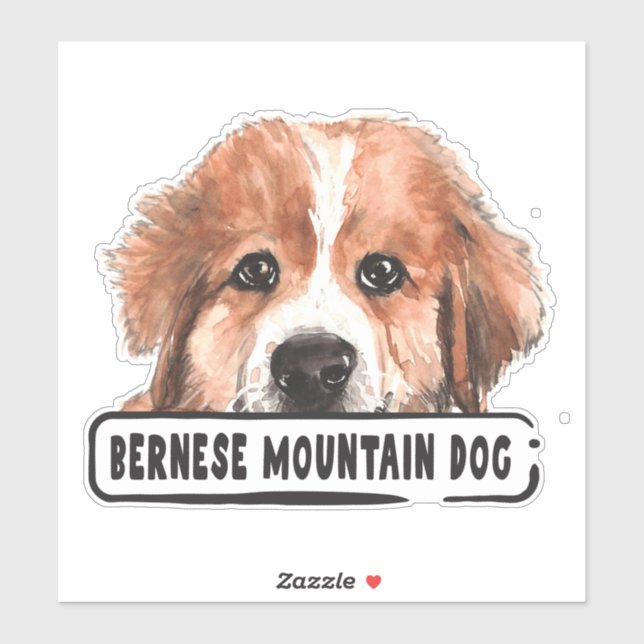 Watercolor Bernese Mountain Dog (Sheet)