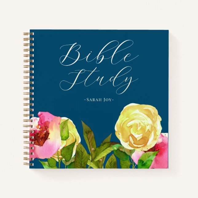 Watercolor Bible Study Journal (Front)