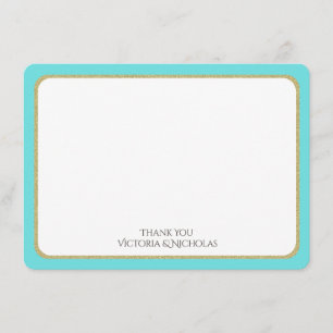 Watercolor Bicycle with Basket Thank You Card