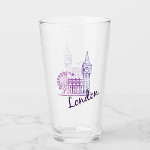 Watercolor Big Ben London – British Landmark Glass