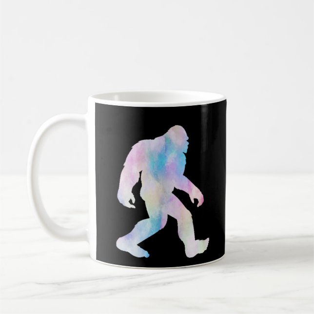 Watercolor Bigfoot      Coffee Mug (Left)