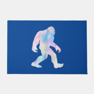Watercolor Bigfoot            Doormat
