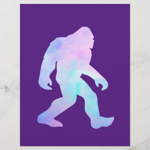 Watercolor Bigfoot Flyer