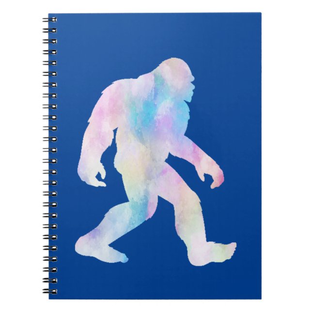 Watercolor Bigfoot      Notebook (Front)