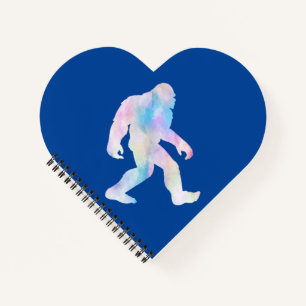 Watercolor Bigfoot    Notebook
