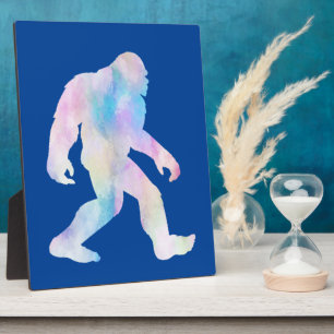 Watercolor Bigfoot Plaque