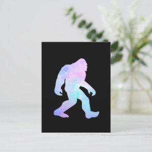 Watercolor Bigfoot Postcard